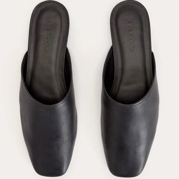 Everlane Black Leather Mules - Picture 4 of 13